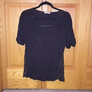 Mixed media shirt